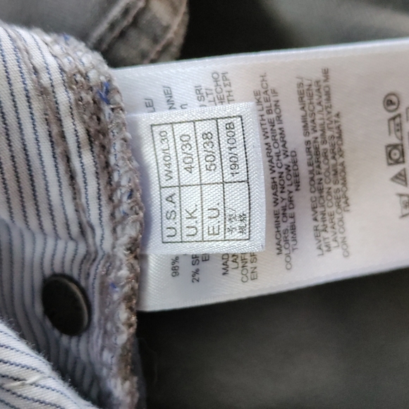 "346" Brooks Brothers men's size W40/L30 gray pants - Picture 3 of 5